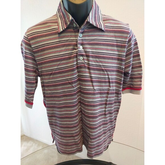 Prada Multicolor Polo T-Shirt Size Medium